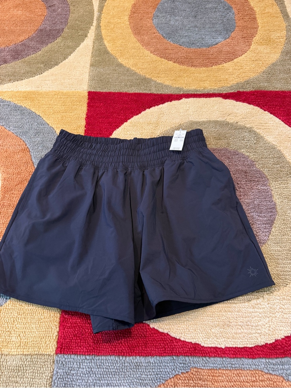 NWT Offline by Aerie High Rise 4” Inseam Black Athletic Running Shorts Small